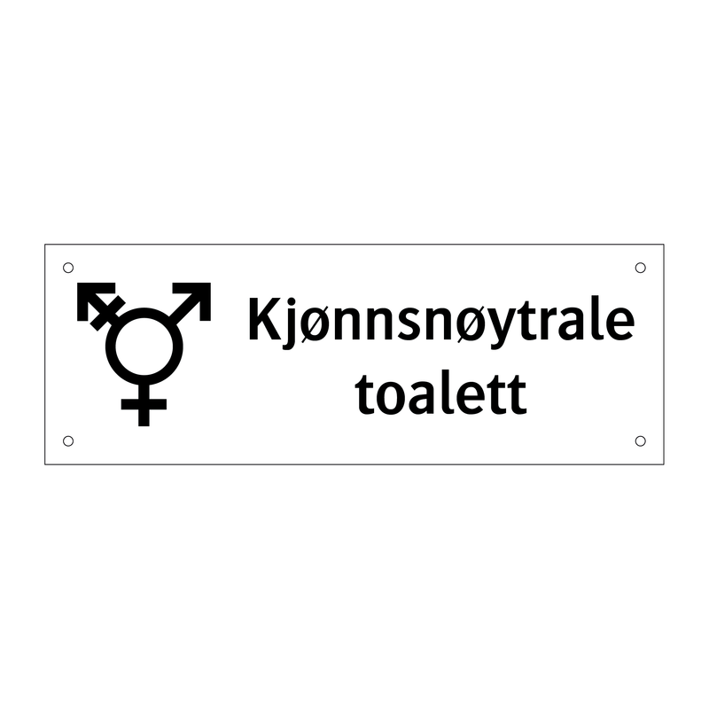 Kjønnsnøytrale toalett & Kjønnsnøytrale toalett