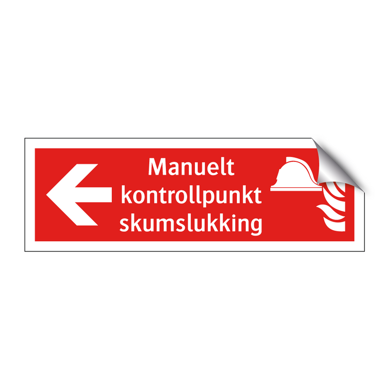 Manuelt kontrollpunkt skumslukking