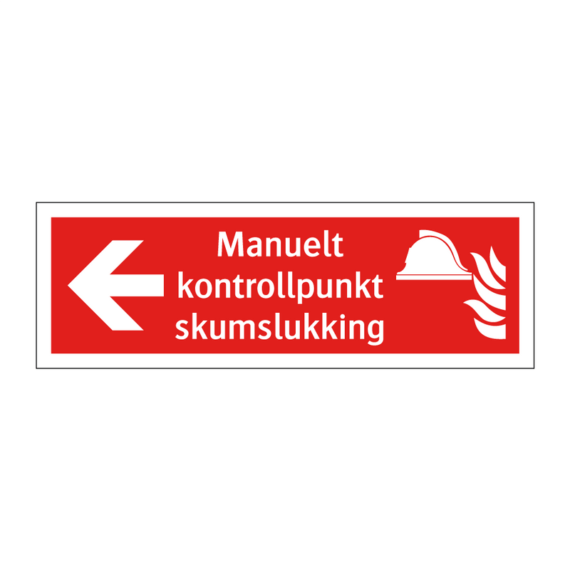 Manuelt kontrollpunkt skumslukking