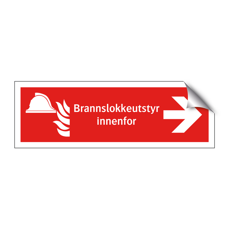 Brannslokkeutstyr innenfor