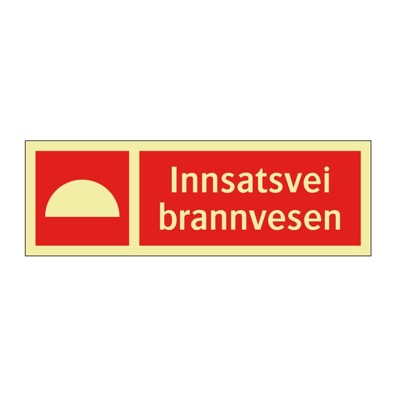 Innsatsvei brannvesen