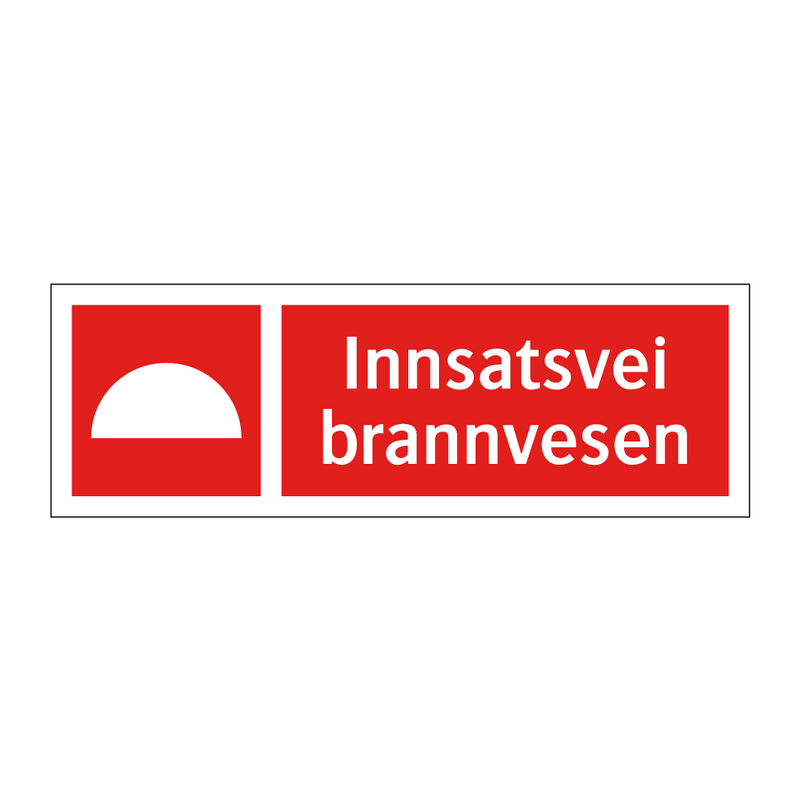 Innsatsvei brannvesen