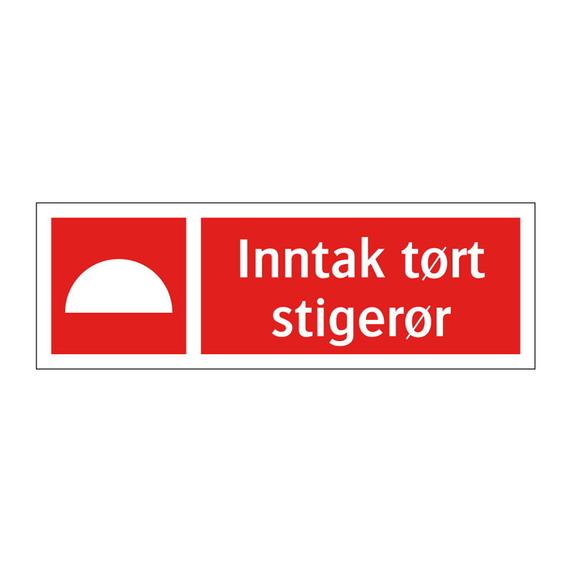 Inntak tørt stigerør