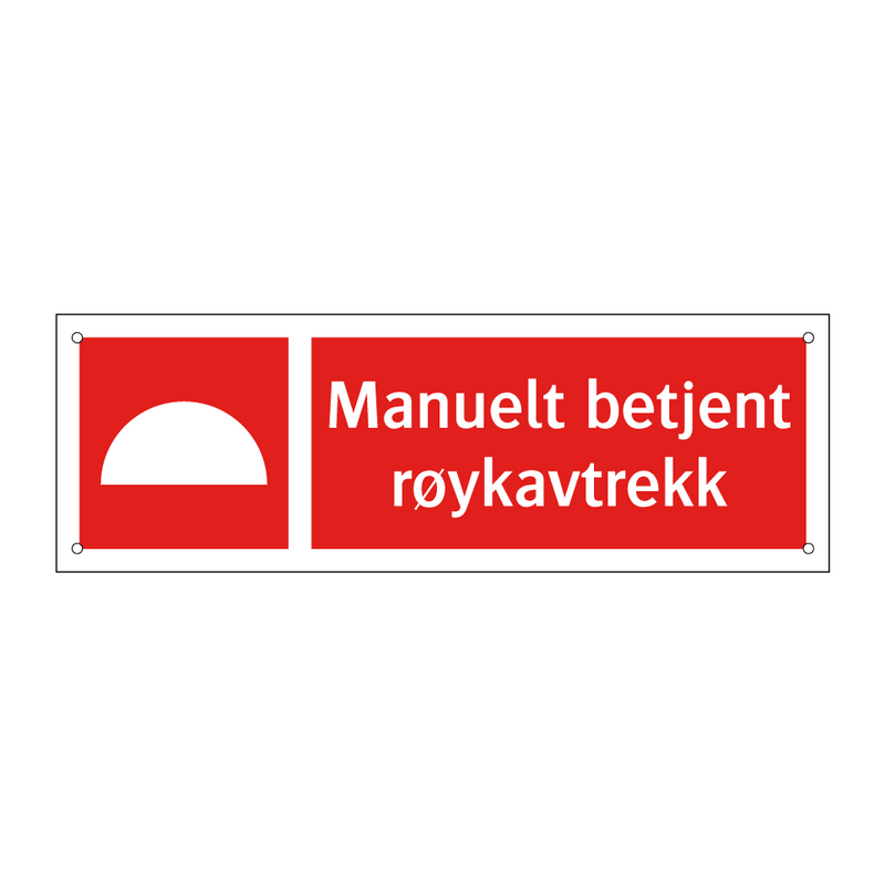 Manuelt betjent røykavtrekk