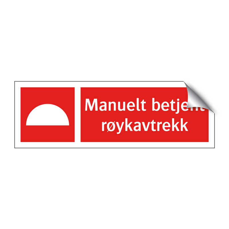 Manuelt betjent røykavtrekk