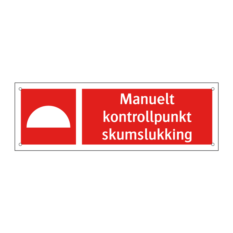 Manuelt kontrollpunkt skumslukking