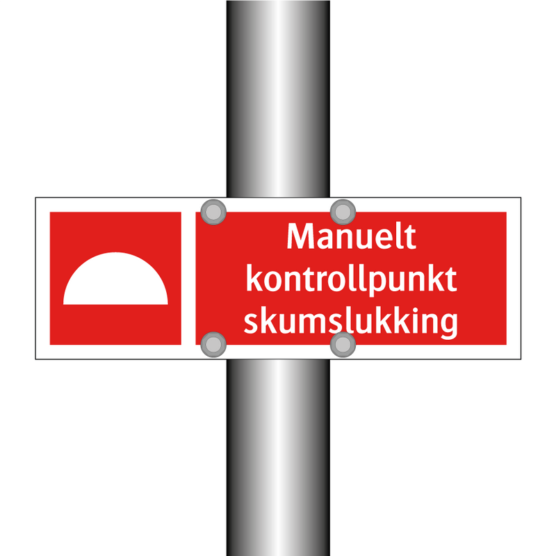 Manuelt kontrollpunkt skumslukking