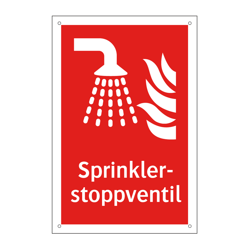 Sprinklerstoppventil