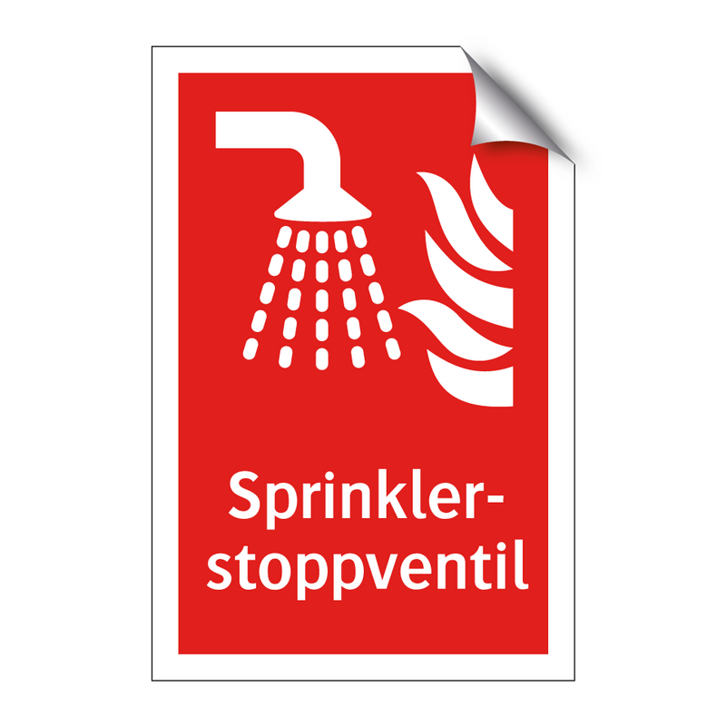 Sprinklerstoppventil