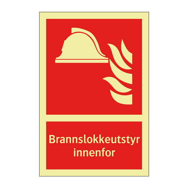 Brannslokkeutstyr innenfor