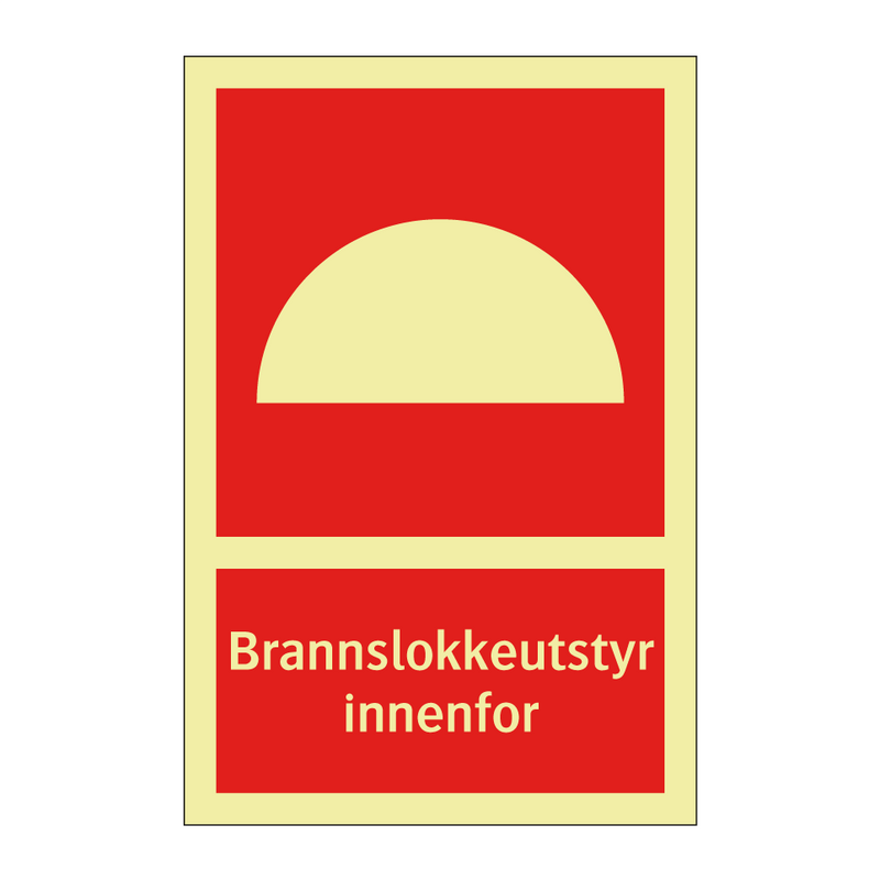 Brannslokkeutstyr innenfor