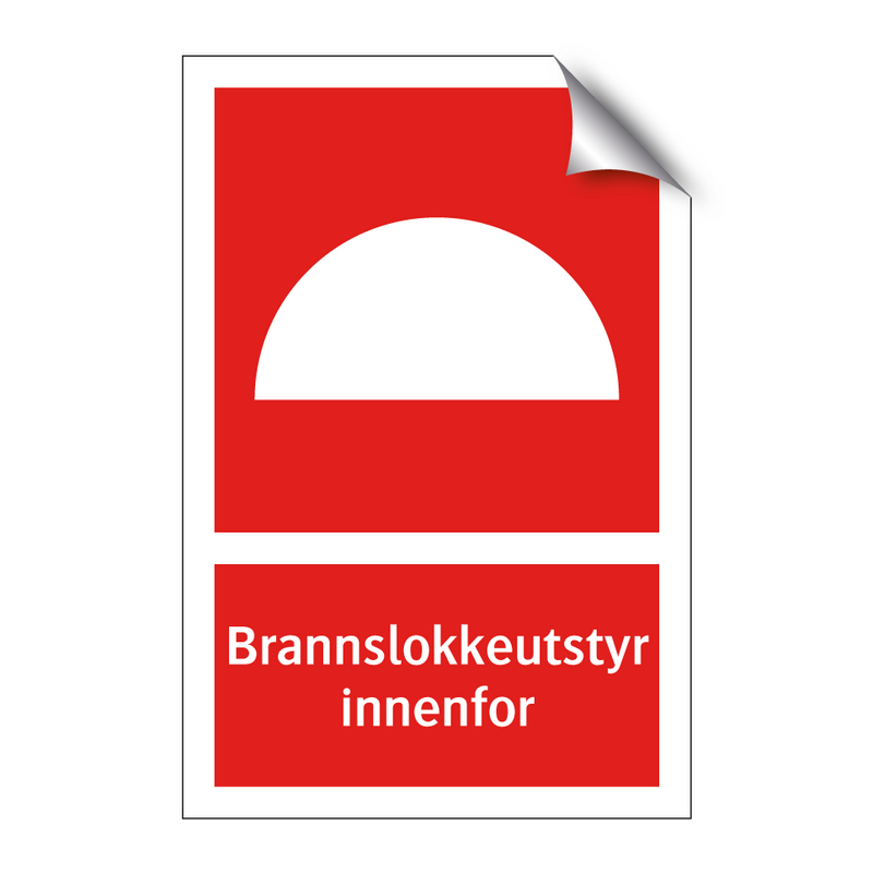 Brannslokkeutstyr innenfor