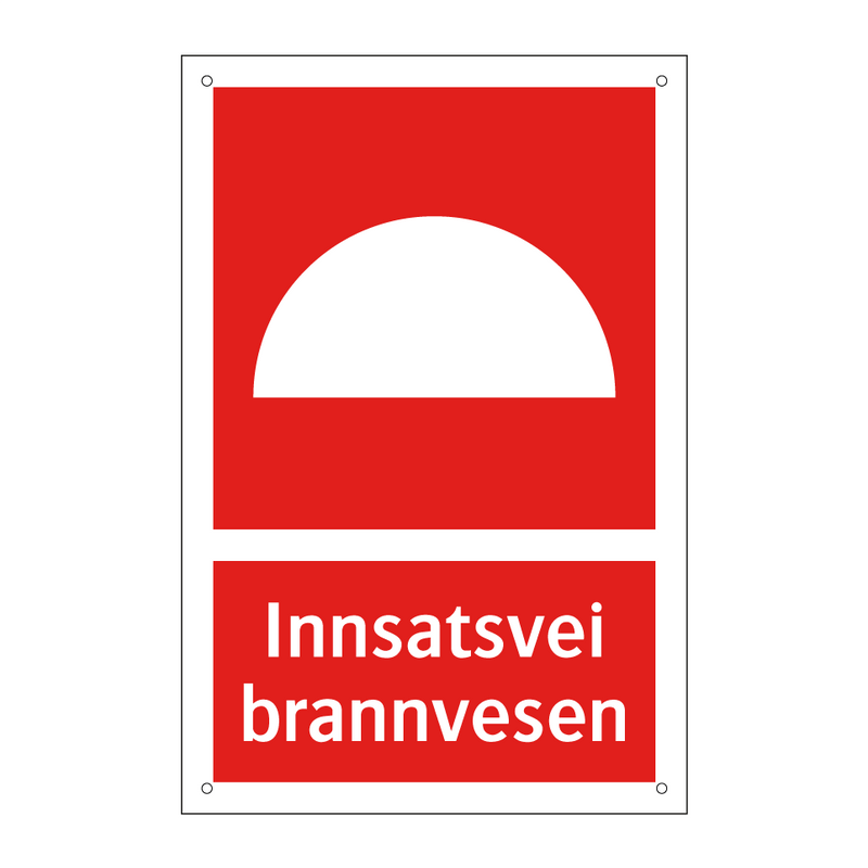 Innsatsvei brannvesen