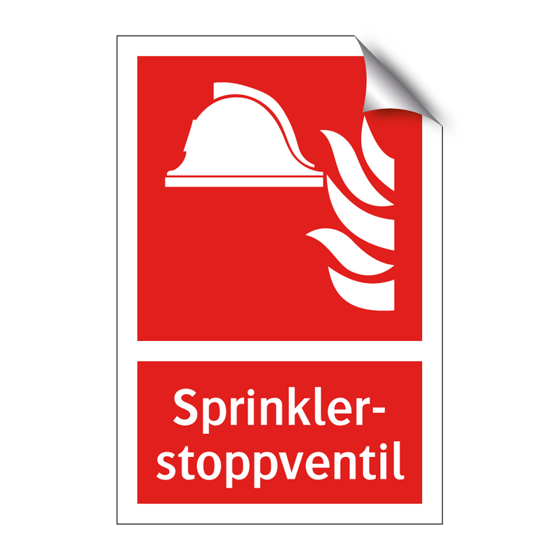 Sprinklerstoppventil