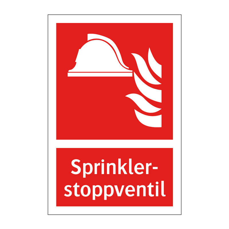 Sprinklerstoppventil