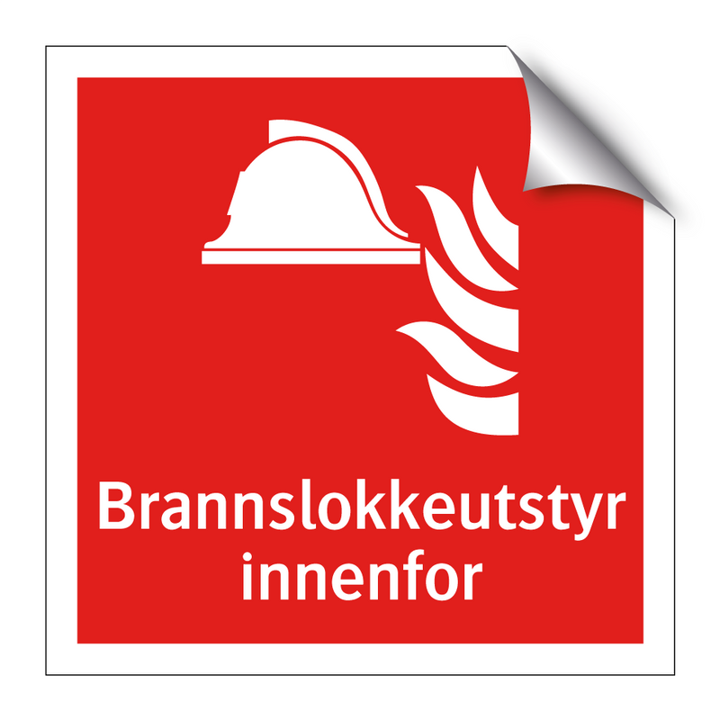 Brannslokkeutstyr innenfor