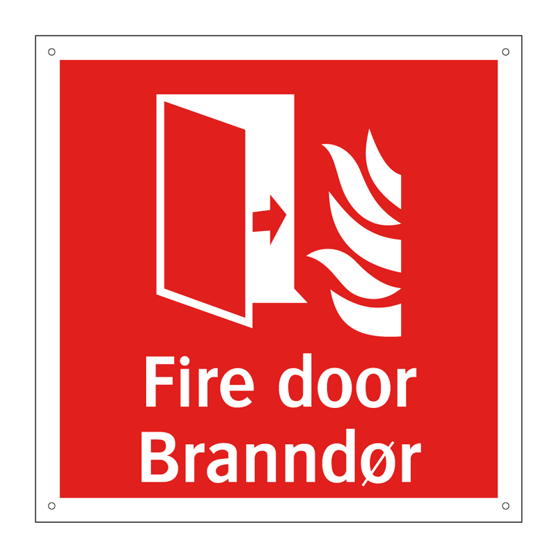 Fire door Branndør