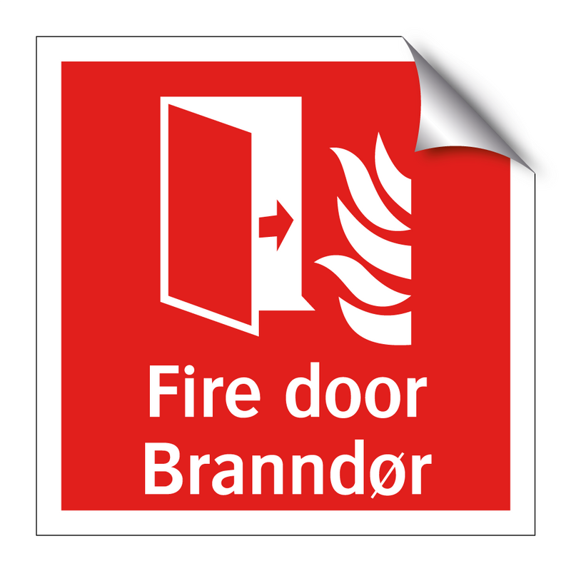 Fire door Branndør