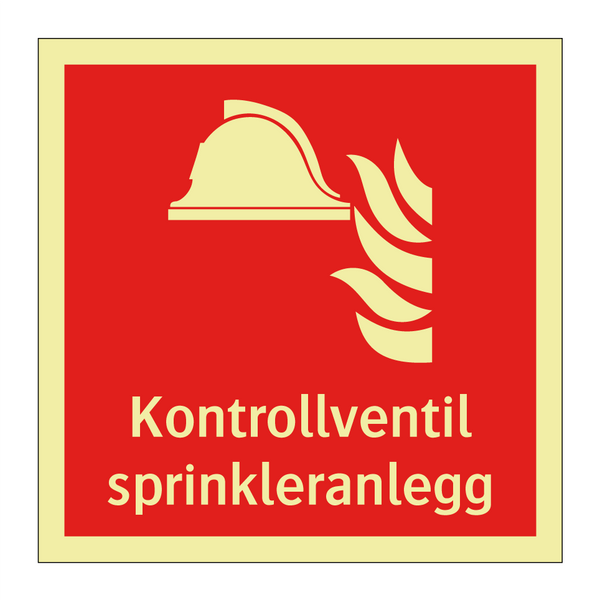 Kontrollventil sprinkleranlegg