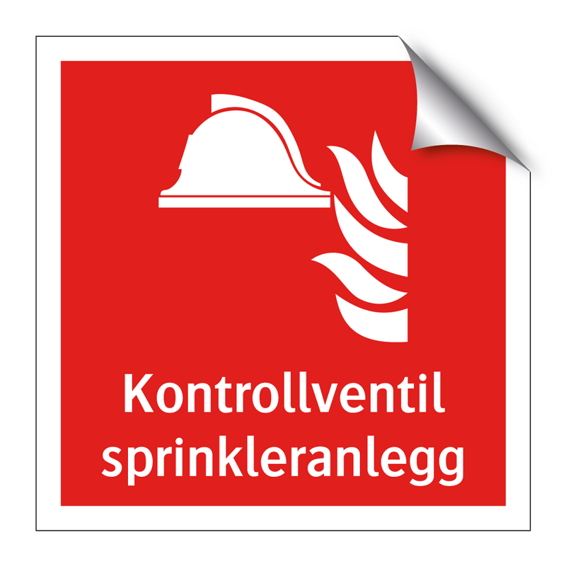 Kontrollventil sprinkleranlegg