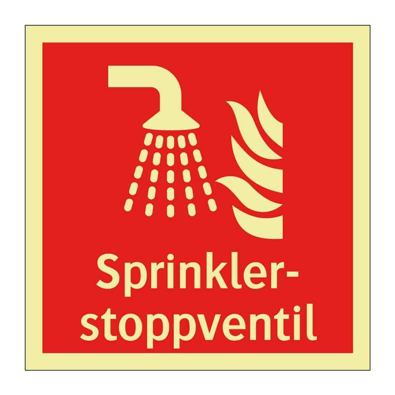 Sprinklerstoppventil