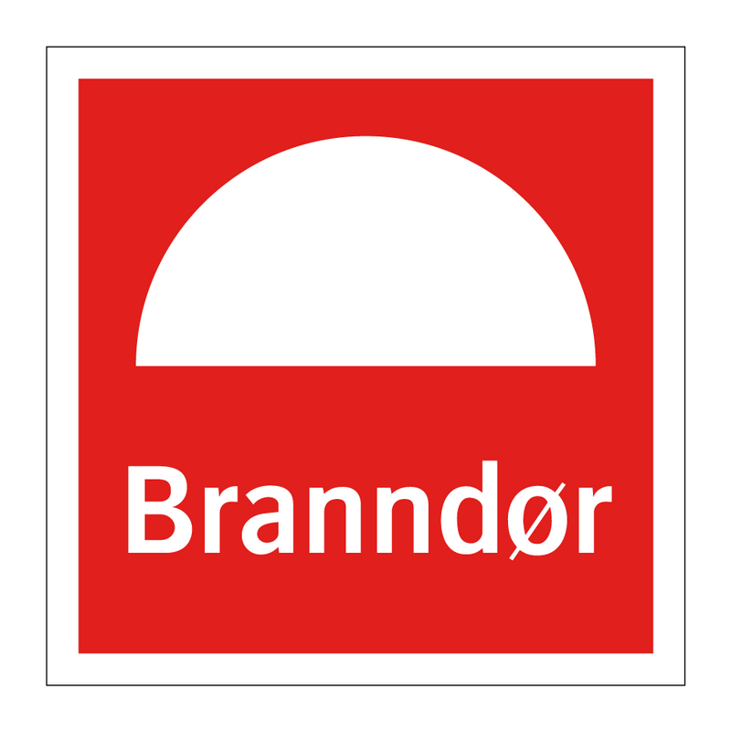 Branndør