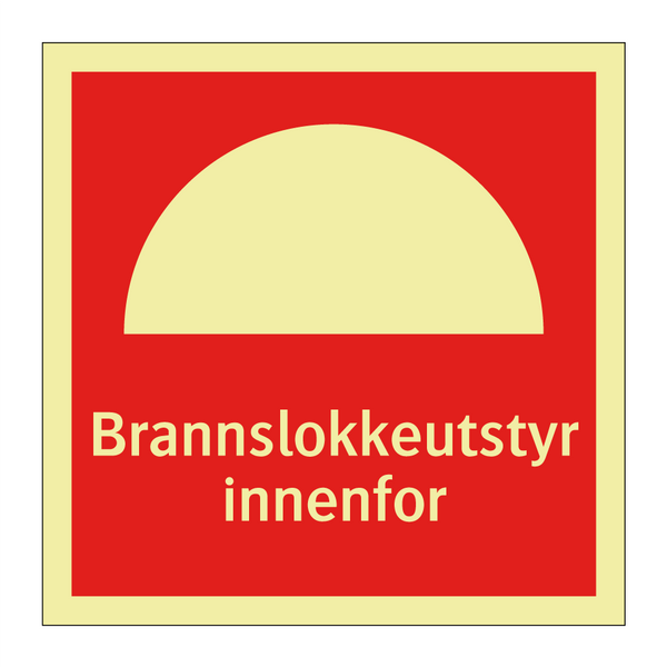 Brannslokkeutstyr innenfor