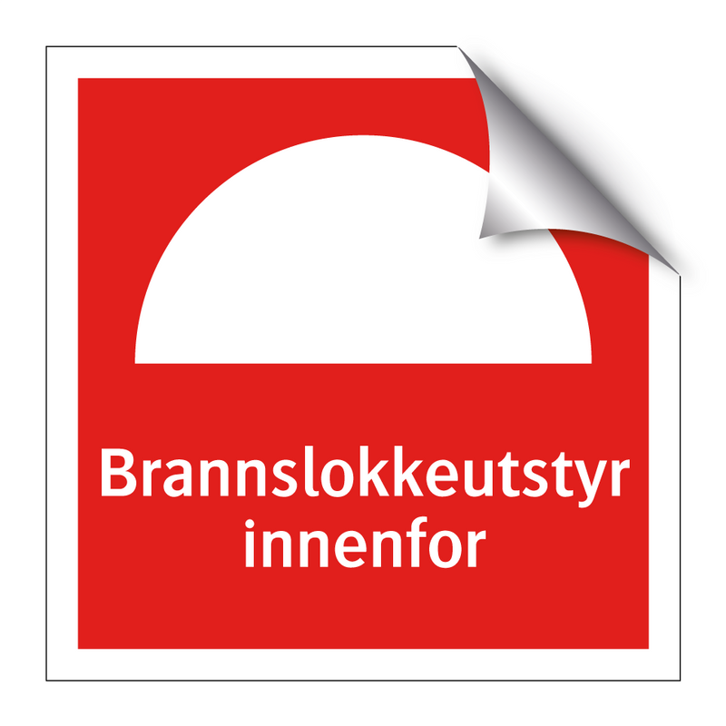 Brannslokkeutstyr innenfor