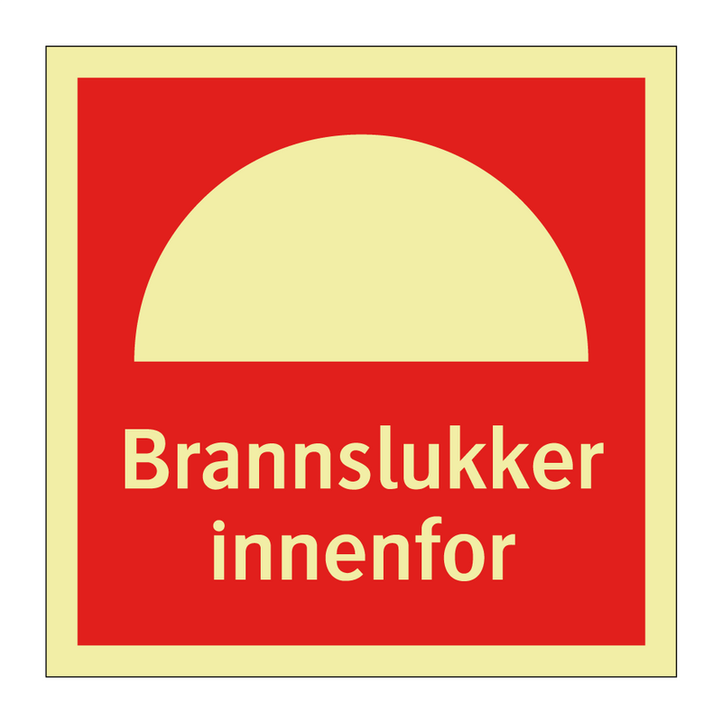 Brannslukker innenfor