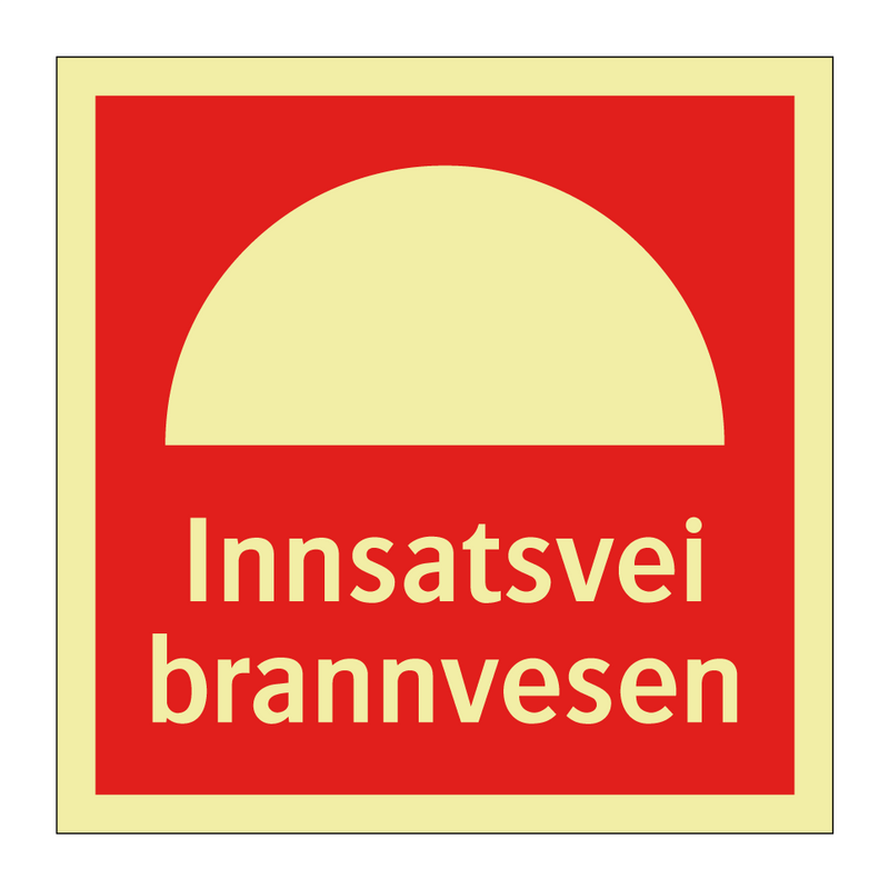 Innsatsvei brannvesen