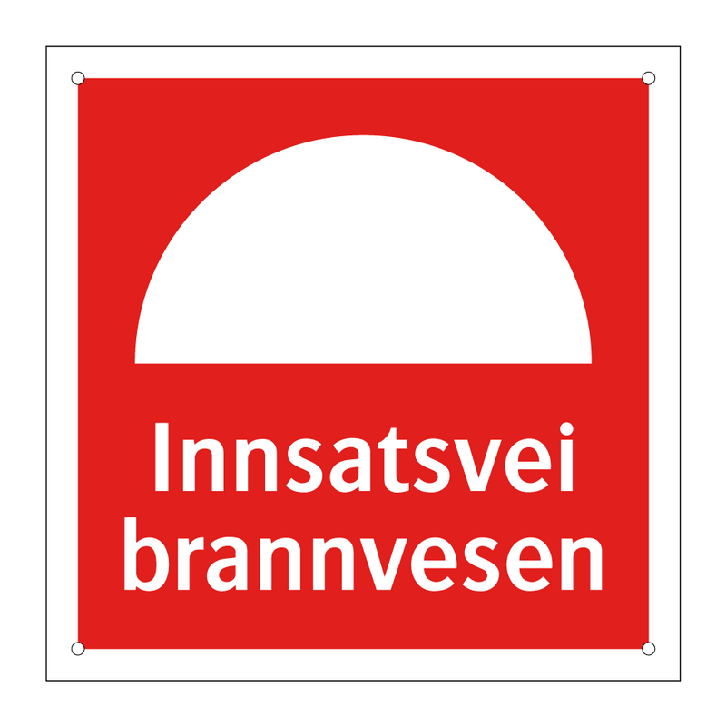 Innsatsvei brannvesen