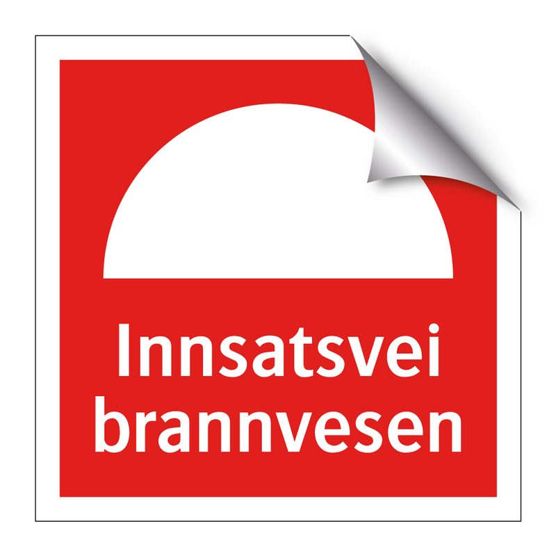 Innsatsvei brannvesen