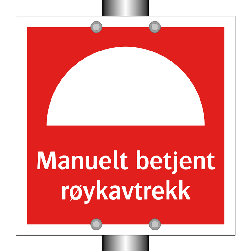 Manuelt betjent røykavtrekk