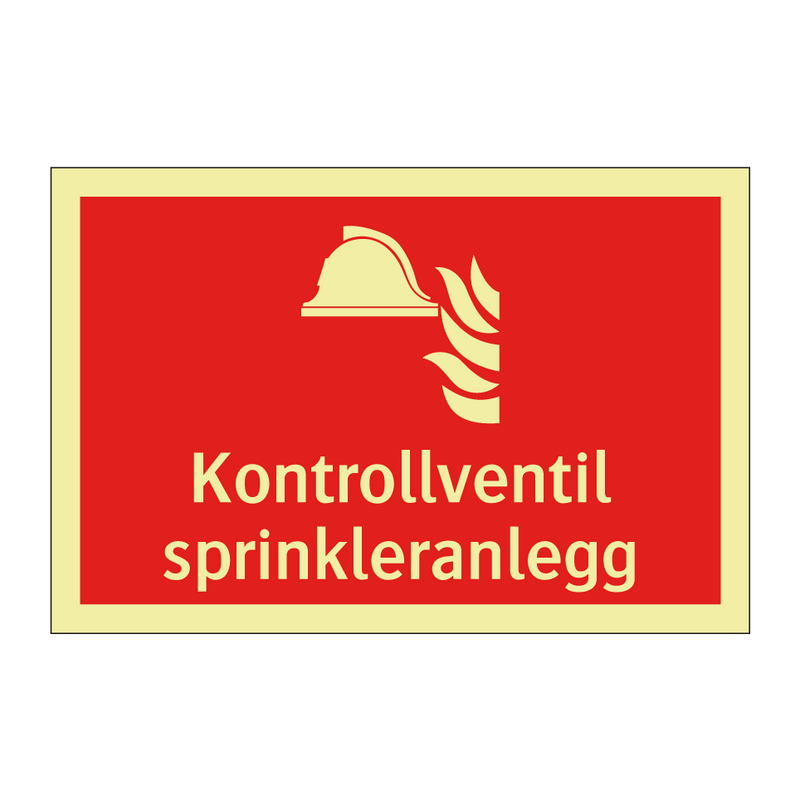 Kontrollventil sprinkleranlegg