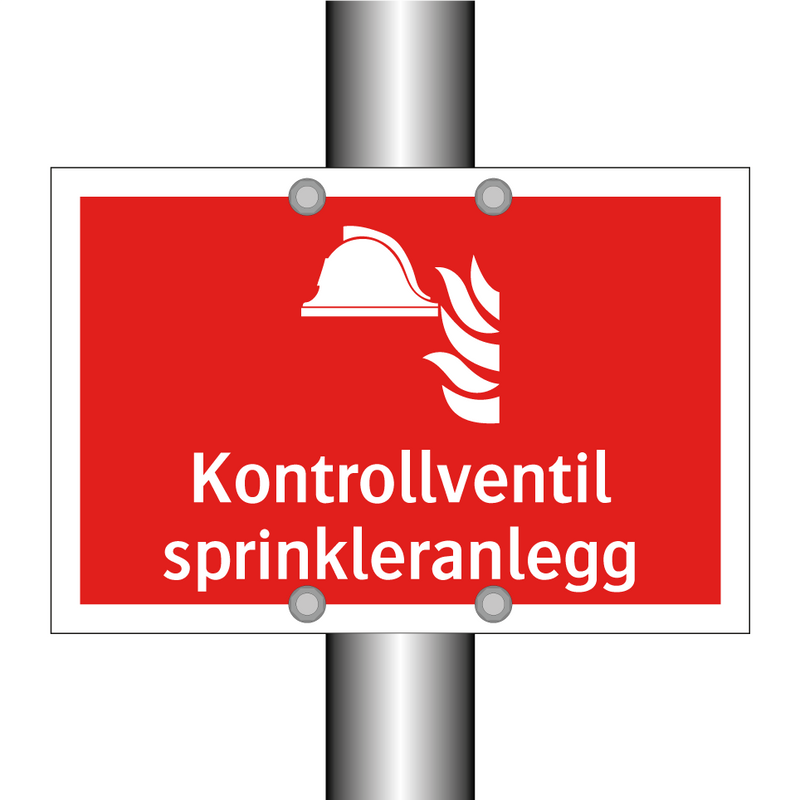 Kontrollventil sprinkleranlegg