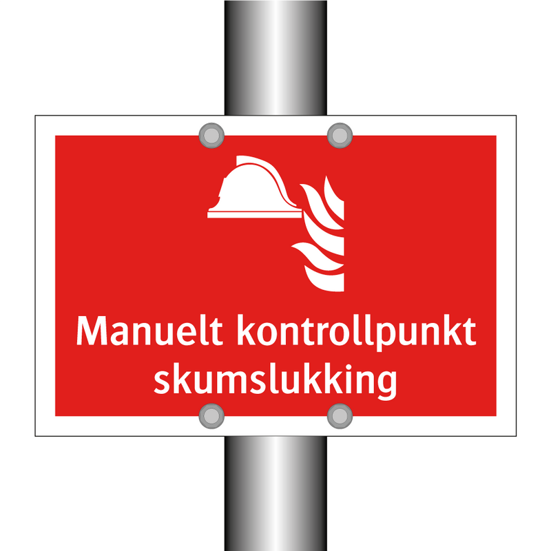 Manuelt kontrollpunkt skumslukking