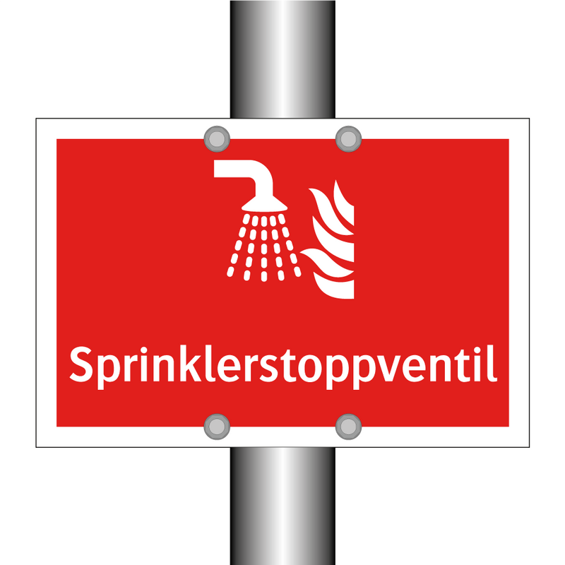 Sprinklerstoppventil