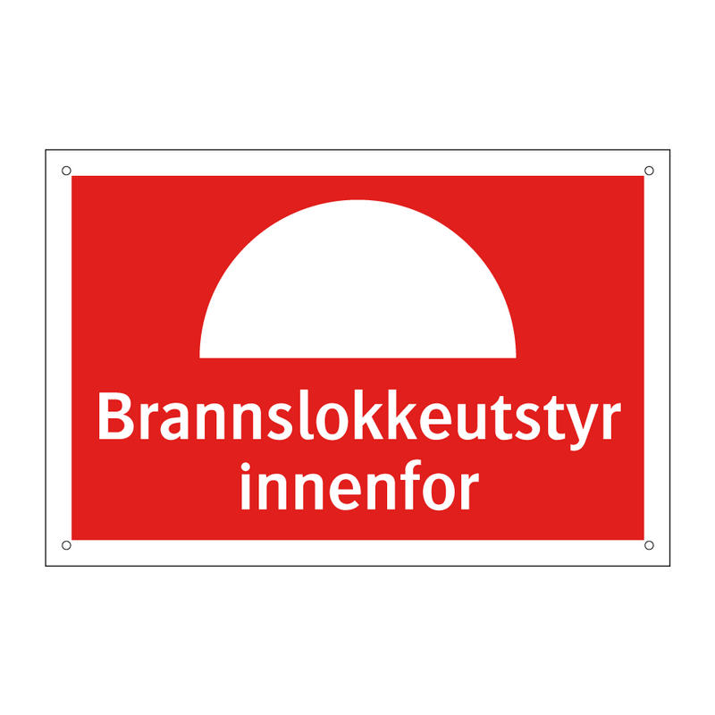 Brannslokkeutstyr innenfor