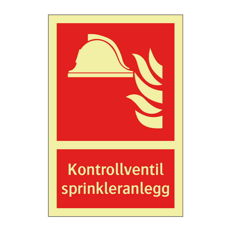 Kontrollventil sprinkleranlegg