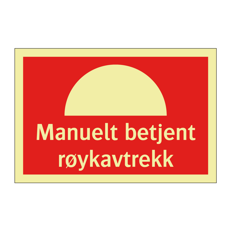 Manuelt betjent røykavtrekk