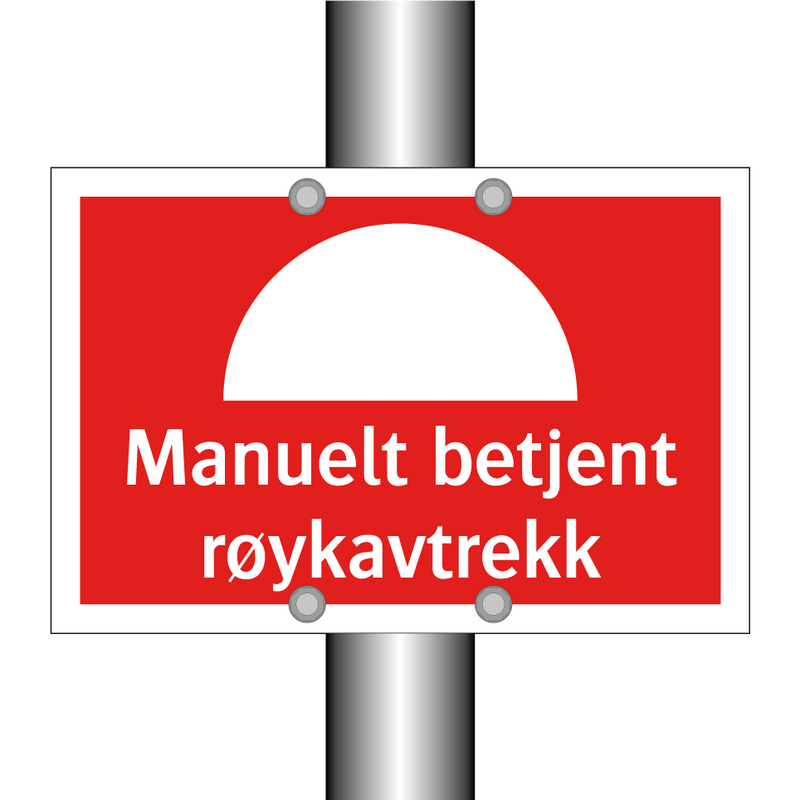 Manuelt betjent røykavtrekk