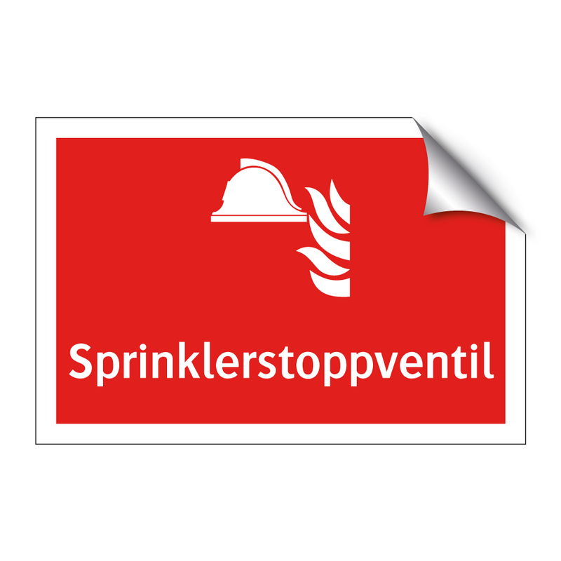 Sprinklerstoppventil