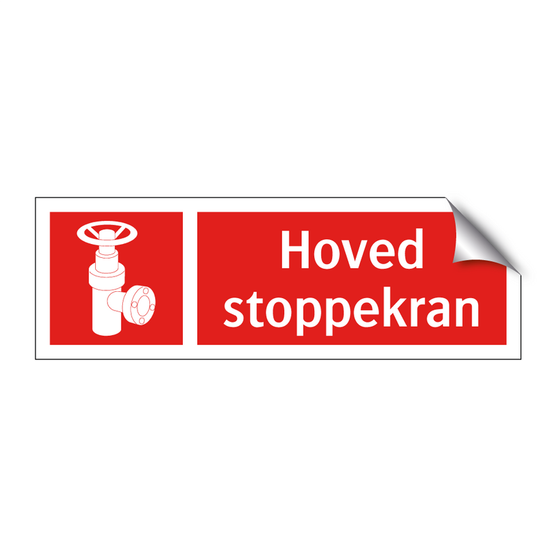 Hoved stoppekran