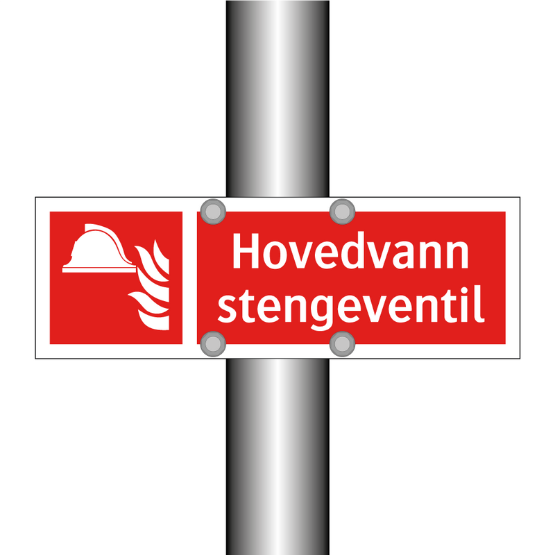 Hovedvann stengeventil