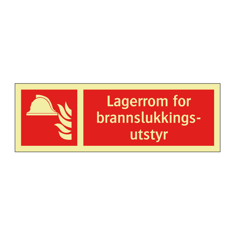 Lagerrom for brannslukkingsutstyr