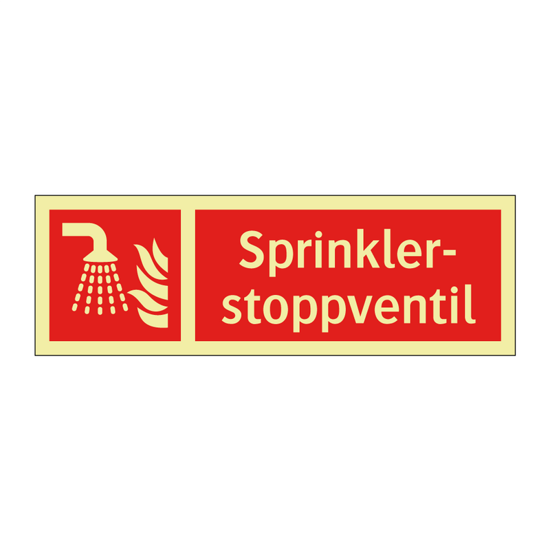 Sprinklerstoppventil