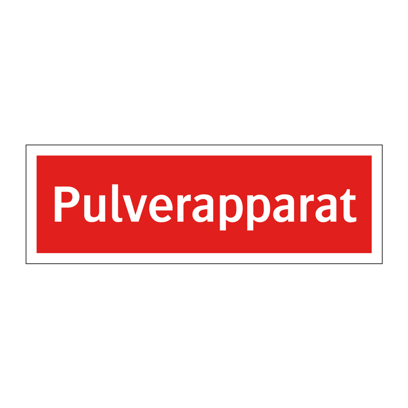 Pulverapparat