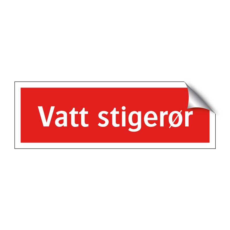 Vatt stigerør