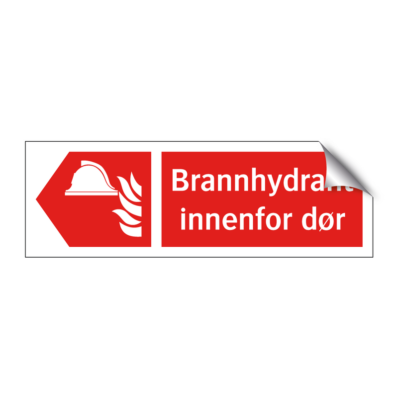 Brannhydrant innenfor dør