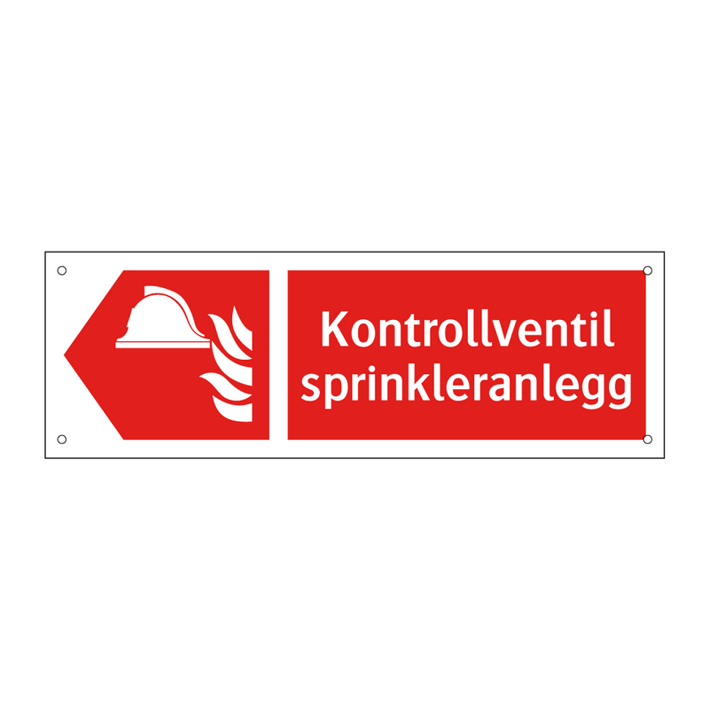 Kontrollventil sprinkleranlegg